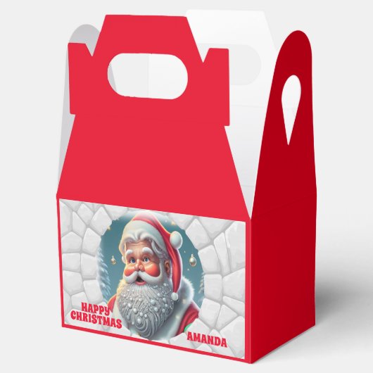 3D Weihnachtsfeiertag Geschenkschachtel (Geöffnet)