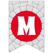 3D Weihnachtsfeiertag Wimpelkette (Zweite Fahne)