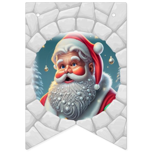 3D Weihnachtsfeiertag Wimpelkette (Erste Fahne)