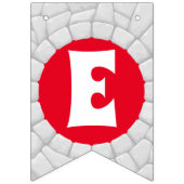 3D Weihnachtsfeiertag Wimpelkette (Dritte Fahne)