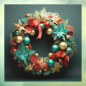 3D-Weihnachtsfenster Fensteraufkleber (Blatt 3)