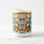 3D-Weihnachtsgeschenke Schneemann Kaffeetasse (Mittel)