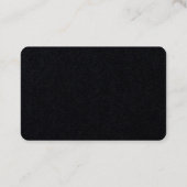 3D Weihnachtsgrüße  Visitenkarte (Rückseite)