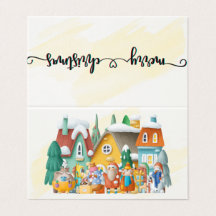 3D Weihnachtsgrußkarte