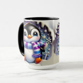 3D Weihnachtskaffee Tasse Wrap (Vorderseite Links)