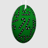 3D Weihnachtskandy Canes Ornament (Vorderseite)