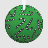 3D Weihnachtskandy Canes Ornament (Rückseite)