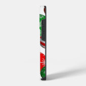3D-Weihnachtskugeln iPhone Hülle (Linke Seite)