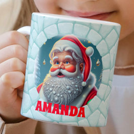 3D Weihnachtsmann Custom Kinder Heiße Schokolade Kaffeetasse