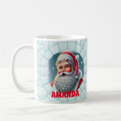 3D Weihnachtsmann Custom Kinder Heiße Schokolade Kaffeetasse (Links)