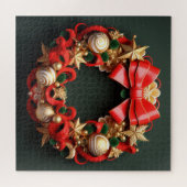 3D-Weihnachtswahnräunchen Puzzle (Horizontal)