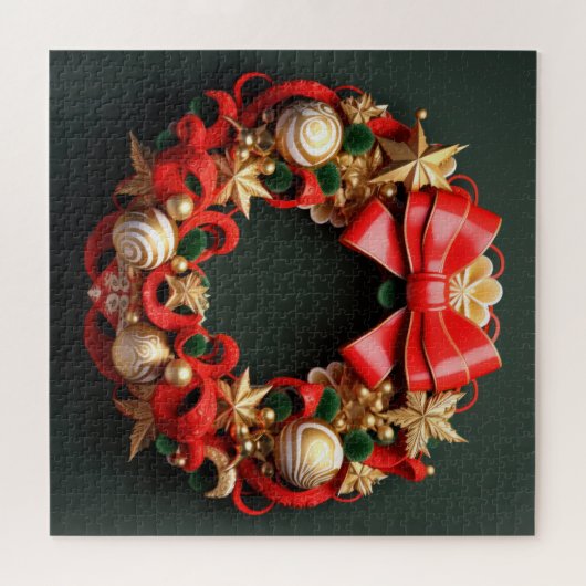 3D-Weihnachtswahnräunchen Puzzle (Horizontal)