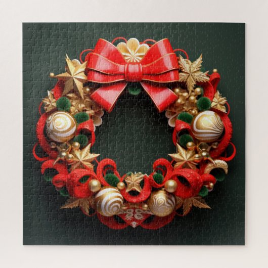 3D-Weihnachtswahnräunchen Puzzle (Vertikal)