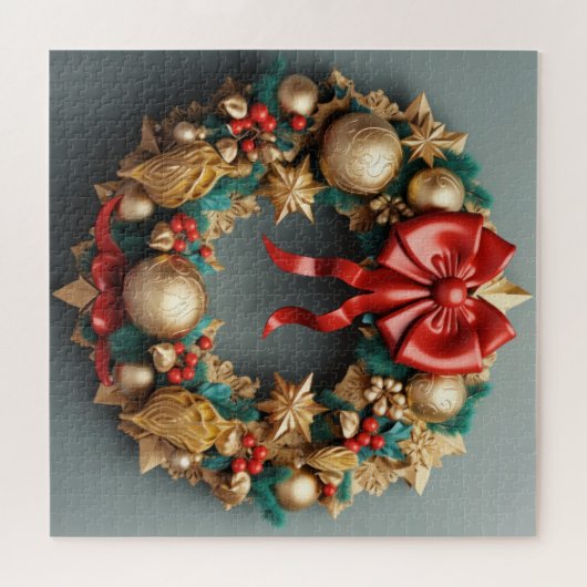 3D-Weihnachtswahnräunchen Puzzle (Horizontal)