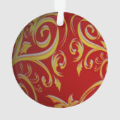 3D Weihnachtswirl Ornament (Rückseite)