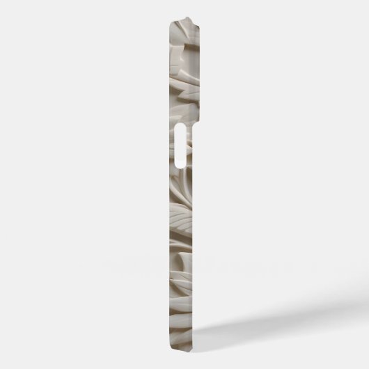 3D Weiße Blume Case-Mate iPhone Hülle (Rückseite / Rechts)