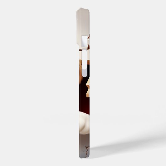 3D Welpen Weihnachten Case-Mate iPhone Hülle (Rückseite / Links)