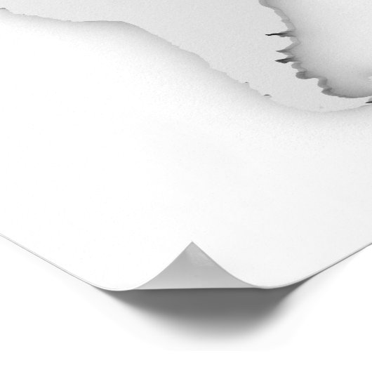 3D-Weltkarte, computergeneriertes Bild Poster (Ecke)