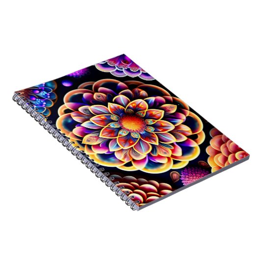 3D-Whimsikäre Blume Notizblock (Rechte Seite)