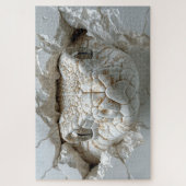 3D White King Cobra Snake Jigsaw Puzzle (Vertikal)