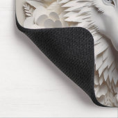 3D White Wolf Mousepad (Ecke)