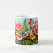 3D Wild Blume Design Kaffeetasse (Mittel)