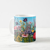 3D Wild Blume Design Kaffeetasse (Vorderseite Links)