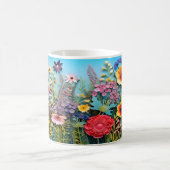3D Wild Blume Design Kaffeetasse (Mittel)
