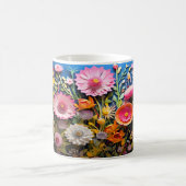 3D Wild Blume Design Kaffeetasse (Mittel)