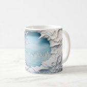 3D-Windung in einem Wald Kaffeetasse (VorderseiteRechts)