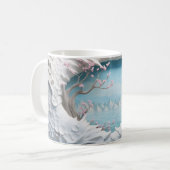 3D-Windung in einem Wald Kaffeetasse (Vorderseite Links)