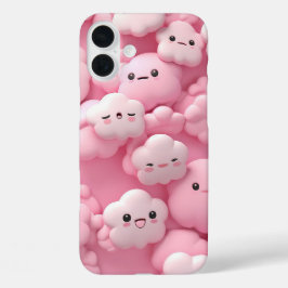 3D Wolken iPhone 16 Plus Hülle