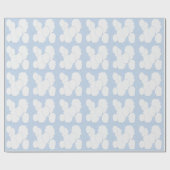 3D Wolken Geschenkpapier (Flach)