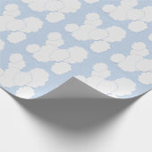 3D Wolken Geschenkpapier (Ecke)