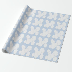 3D Wolken Geschenkpapier