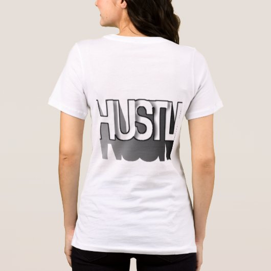 3D Wort Frauen T - Shirt (Rückseite)