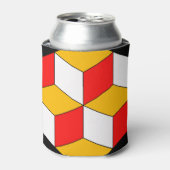 3D-Würfel Dosenkühler (Kanne Vorderseite)