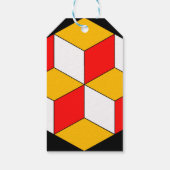 3D-Würfel Geschenkanhänger (Rückseite)