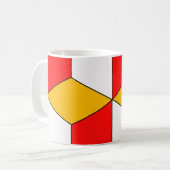 3D-Würfel Kaffeetasse (Vorderseite Links)