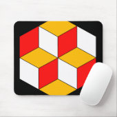 3D-Würfel Mousepad (Mit Mouse)