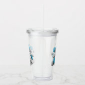 3D-Würfel von SlipperyJoe Acryltrinkbecher (Rechts)