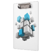 3D-Würfel von SlipperyJoe Klemmbrett (Links)