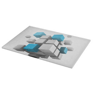 3D-Würfel von SlipperyJoe Schneidebrett