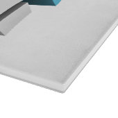 3D-Würfel von SlipperyJoe Schneidebrett (Ecke)