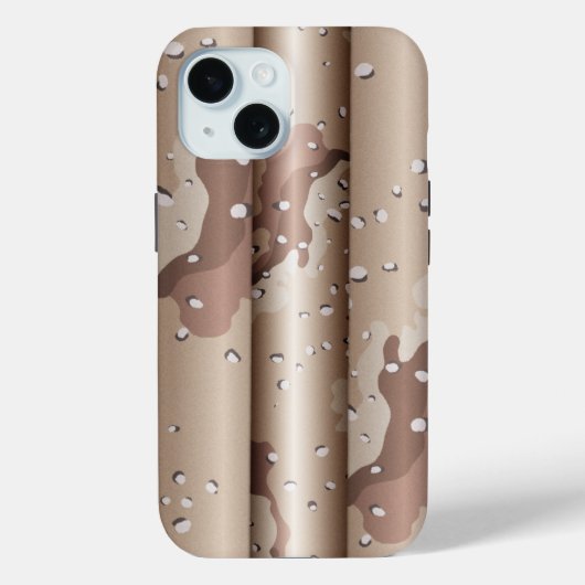 3D-Wüste-Camouflage Case-Mate iPhone Hülle (Rückseite)