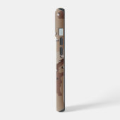 3D-Wüste-Camouflage iPhone 15 Hülle (Linke Seite)