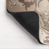 3D Wüste Camouflage Skull Mousepad (Ecke)