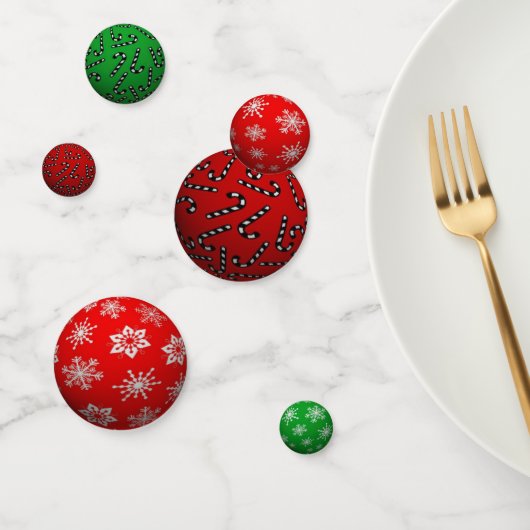 3D Xmas Balls Konfetti (Gruppe)