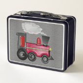 3D Zugfahrzeuge Metall Brotdose (Rückseite)