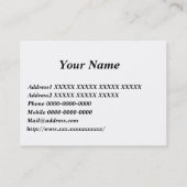 3DCG japanese horror Visitenkarte (Rückseite)